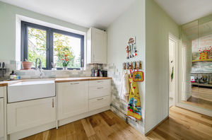 Kitchen (view to back door)- click for photo gallery